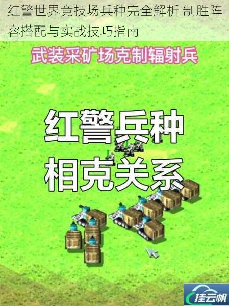 红警世界竞技场兵种完全解析 制胜阵容搭配与实战技巧指南