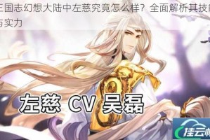 三国志幻想大陆中左慈究竟怎么样？全面解析其技能与实力
