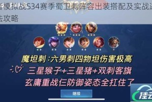 王者模拟战S34赛季蜀卫刺阵容出装搭配及实战进阶打法攻略