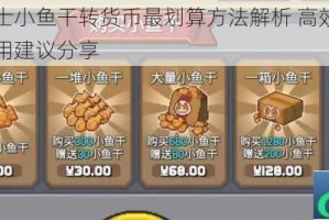 元气骑士小鱼干转货币最划算方法解析 高效转换技巧与实用建议分享