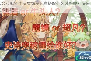 坎公骑冠剑中暗盾饰品究竟搭配什么才好呢？快来一起探讨吧