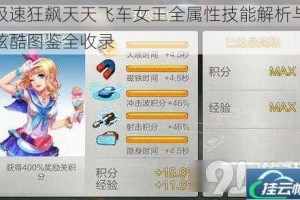 极速狂飙天天飞车女王全属性技能解析与炫酷图鉴全收录