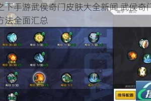 一人之下手游武侯奇门皮肤大全新闻 武侯奇门皮肤获取方法全面汇总