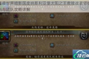 魔兽世界暗影国度纳斯利亚堡太阳之王救赎战首领机制与团队攻略详解