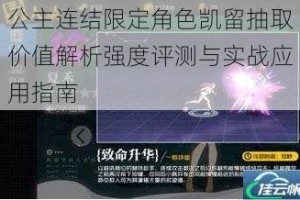 公主连结限定角色凯留抽取价值解析强度评测与实战应用指南