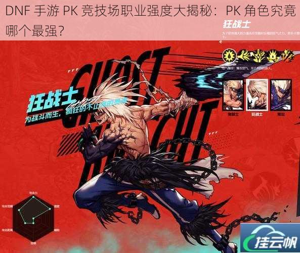 DNF 手游 PK 竞技场职业强度大揭秘:PK 角色究竟哪个最强?