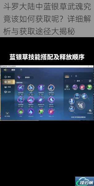 斗罗大陆中蓝银草武魂究竟该如何获取呢?详细解析与获取途径大揭秘
