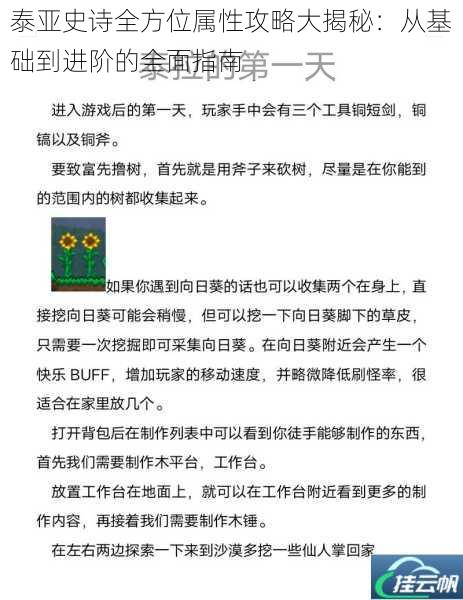 泰亚史诗全方位属性攻略大揭秘:从基础到进阶的全面指南