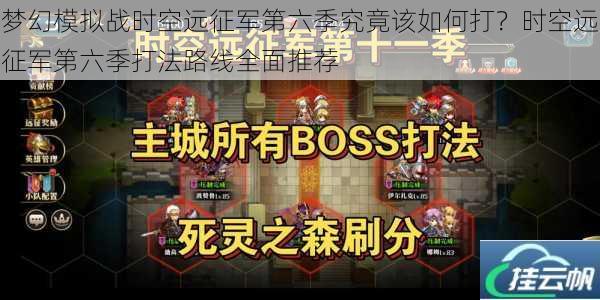 梦幻模拟战时空远征军第六季究竟该如何打?时空远征军第六季打法路线全面推荐