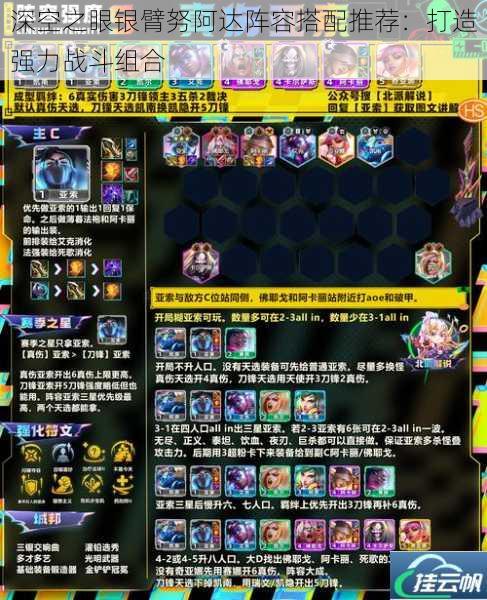 深空之眼银臂努阿达阵容搭配推荐:打造强力战斗组合