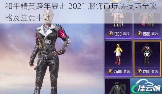 和平精英跨年暴击 2021 服饰币玩法技巧全攻略及注意事项