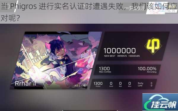 当 Phigros 进行实名认证时遭遇失败,我们该如何应对呢?