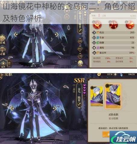 山海镜花中神秘的金乌阿二:角色介绍及特色解析