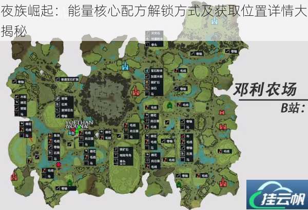 夜族崛起:能量核心配方解锁方式及获取位置详情大揭秘