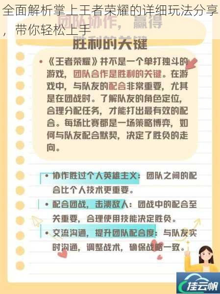全面解析掌上王者荣耀的详细玩法分享,带你轻松上手