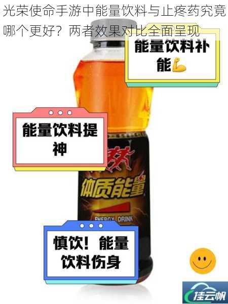 光荣使命手游中能量饮料与止疼药究竟哪个更好?两者效果对比全面呈现