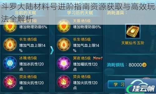斗罗大陆材料号进阶指南资源获取与高效玩法全解析