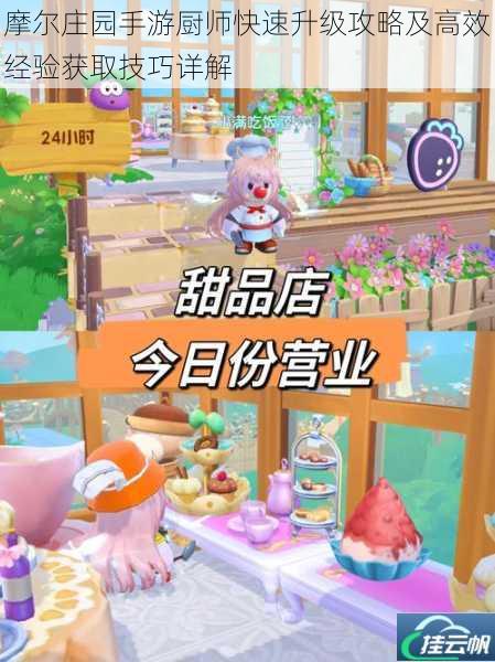 摩尔庄园手游厨师快速升级攻略及高效经验获取技巧详解