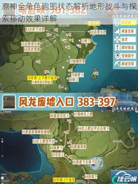 原神全角色跑图状态解析地形战斗与探索移动效果详解