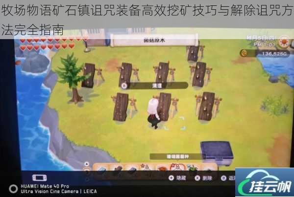牧场物语矿石镇诅咒装备高效挖矿技巧与解除诅咒方法完全指南