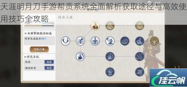 天涯明月刀手游帮贡系统全面解析获取途径与高效使用技巧全攻略