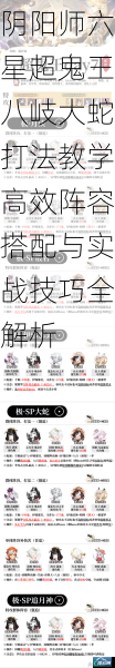 阴阳师六星超鬼王八岐大蛇打法教学高效阵容搭配与实战技巧全解析