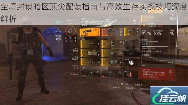 全境封锁暗区顶尖配装指南与高效生存实战技巧深度解析