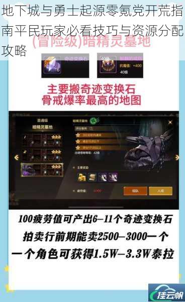 地下城与勇士起源零氪党开荒指南平民玩家必看技巧与资源分配攻略