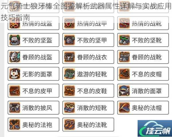 元气骑士狼牙棒全图鉴解析武器属性详解与实战应用技巧指南