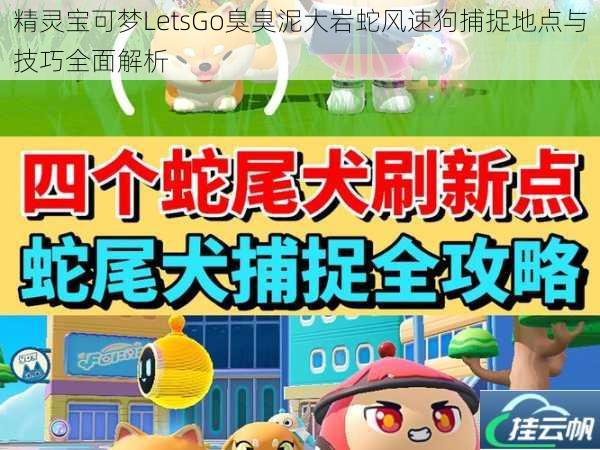 精灵宝可梦LetsGo臭臭泥大岩蛇风速狗捕捉地点与技巧全面解析
