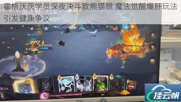 霍格沃茨学员深夜决斗致熊猫眼 魔法觉醒爆肝玩法引发健康争议