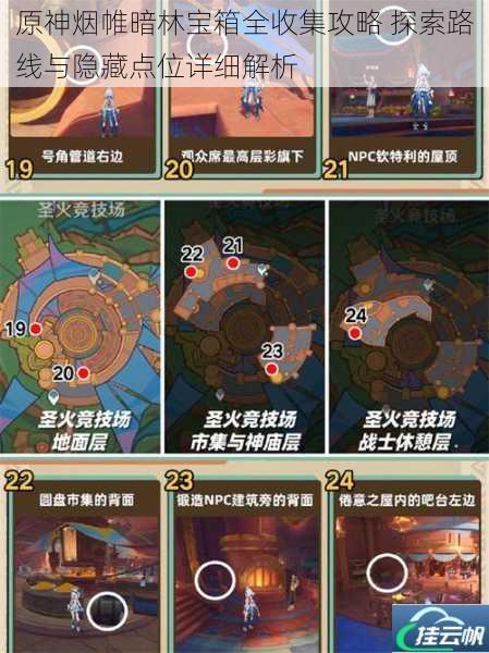 原神烟帷暗林宝箱全收集攻略 探索路线与隐藏点位详细解析