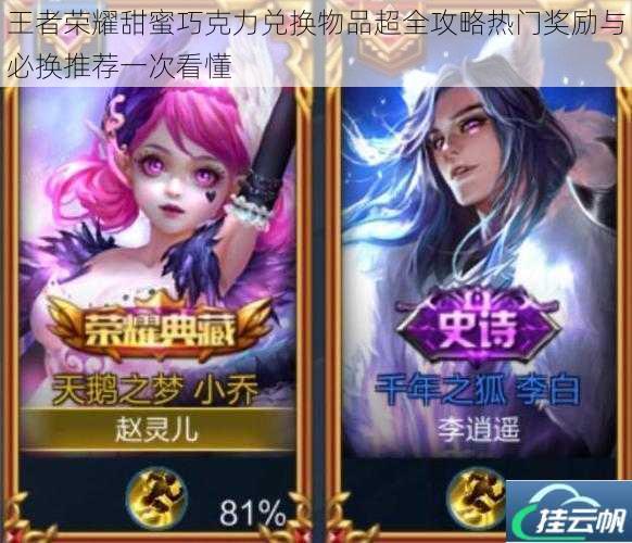 王者荣耀甜蜜巧克力兑换物品超全攻略热门奖励与必换推荐一次看懂