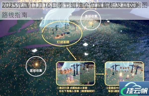 2025光遇11月16日季节蜡烛全位置解析及高效跑图路线指南