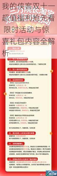 我的侠客双十一超值福利抢先看 限时活动与惊喜礼包内容全解析