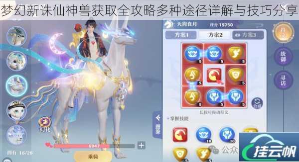 梦幻新诛仙神兽获取全攻略多种途径详解与技巧分享