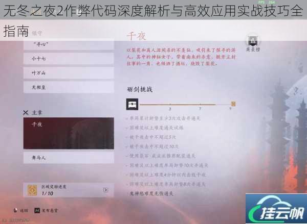 无冬之夜2作弊代码深度解析与高效应用实战技巧全指南