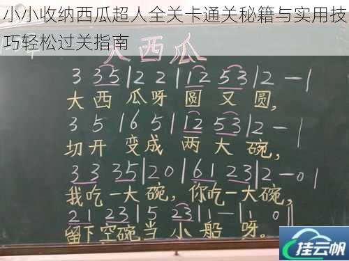 小小收纳西瓜超人全关卡通关秘籍与实用技巧轻松过关指南