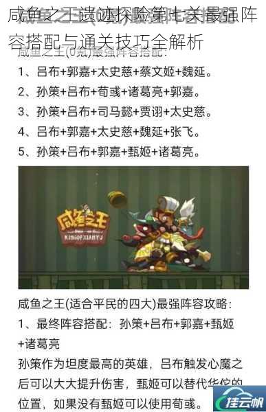 咸鱼之王遗迹探险第七关最强阵容搭配与通关技巧全解析