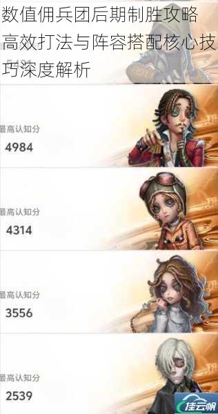 数值佣兵团后期制胜攻略 高效打法与阵容搭配核心技巧深度解析