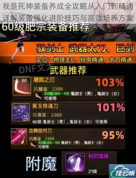 我是死神装备养成全攻略从入门到精通详解装备强化进阶技巧与高效培养方案