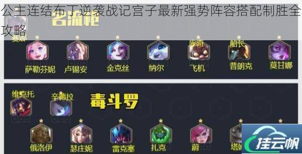 公主连结布丁逆袭战记宫子最新强势阵容搭配制胜全攻略