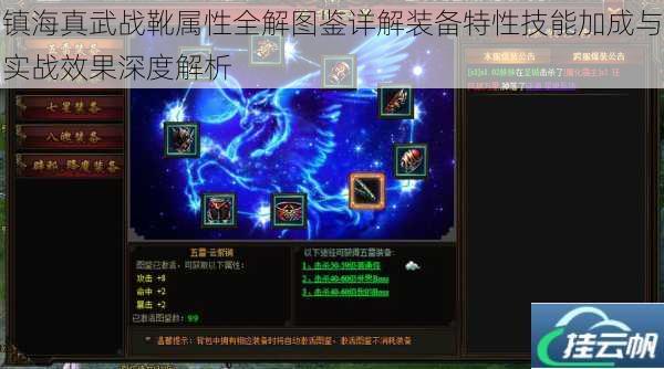镇海真武战靴属性全解图鉴详解装备特性技能加成与实战效果深度解析