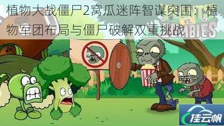 植物大战僵尸2窝瓜迷阵智谋突围:植物军团布局与僵尸破解双重挑战