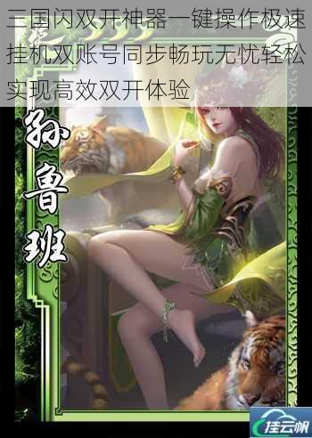 三国闪双开神器一键操作极速挂机双账号同步畅玩无忧轻松实现高效双开体验