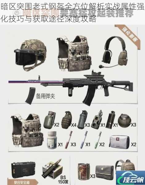 暗区突围老式钢盔全方位解析实战属性强化技巧与获取途径深度攻略