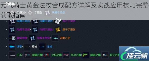元气骑士黄金法杖合成配方详解及实战应用技巧完整获取指南