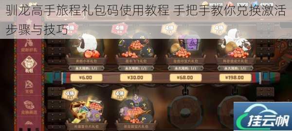 驯龙高手旅程礼包码使用教程 手把手教你兑换激活步骤与技巧