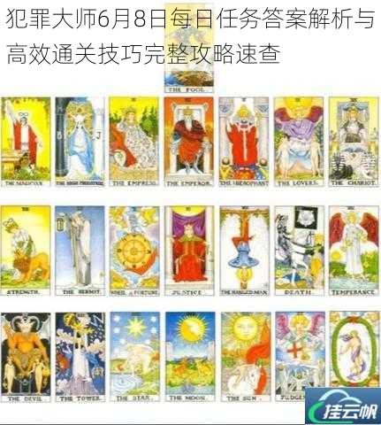 犯罪大师6月8日每日任务答案解析与高效通关技巧完整攻略速查