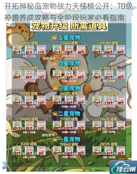 开拓神秘岛宠物战力天梯榜公开:T0级神兽养成攻略与全阶段玩家必看指南